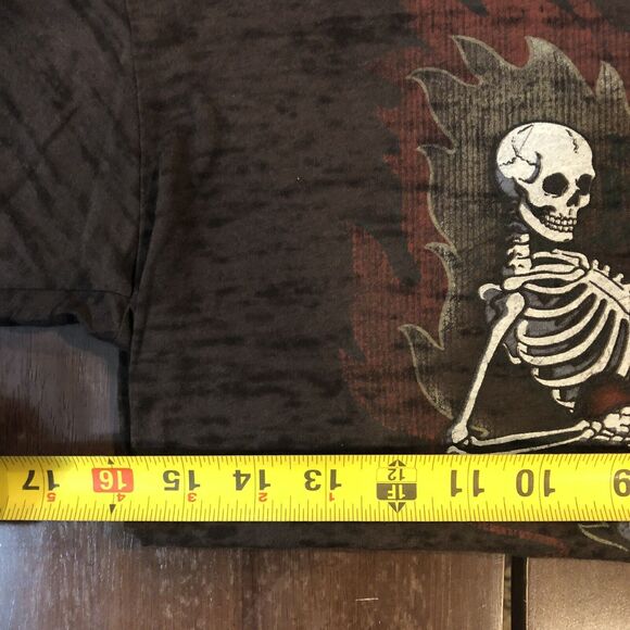 Disney Parks Small Aerosmith Rock 'n' Roller Coaster T-Shirt Skeleton Guitar Tee - Picture 6 of 6